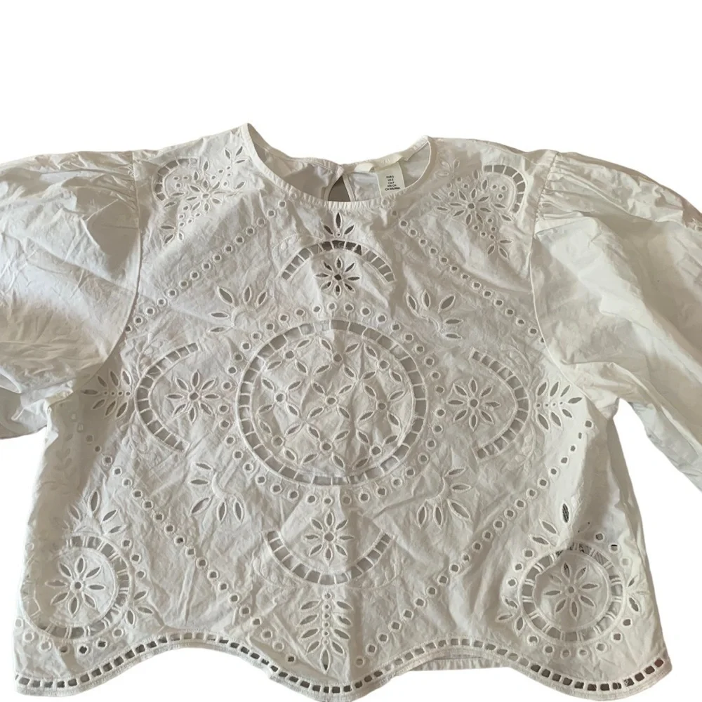 H&M Broderie Anglaise Blouse - Picture 7 of 13